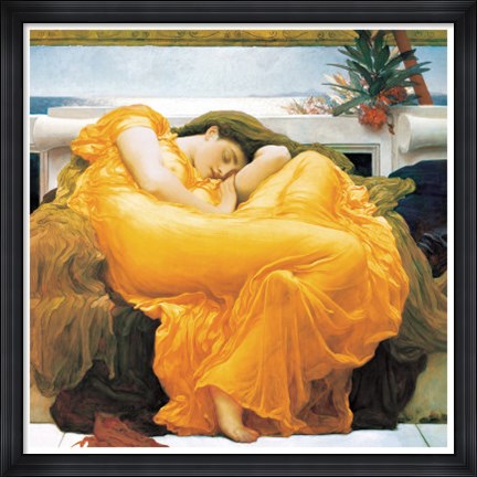 Framed Flaming June, c.1895 Print