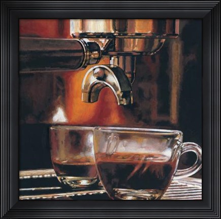 Framed Espresso Italiano Print
