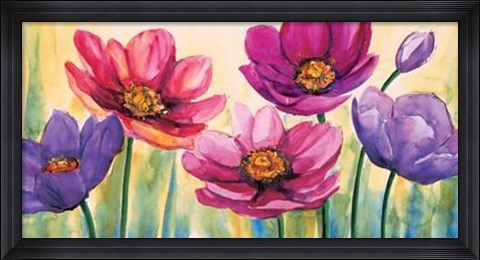 Framed Fantasia Di Anemoni Print