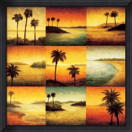 Framed Palm Perspectives Print
