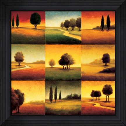 Framed Landscape Perspectives Print