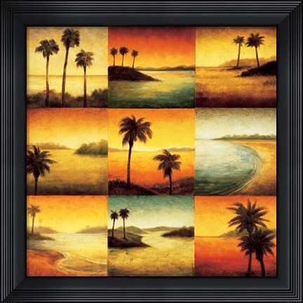 Framed Palm Perspectives Print
