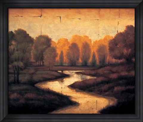 Framed Water&#39;s Edge I Print
