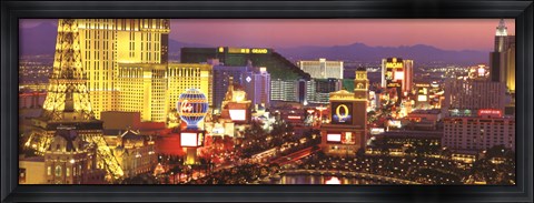 Framed Strip, Las Vegas Nevada Print