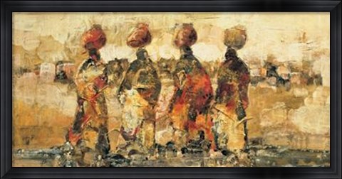 Framed Horizon D&#39;afrique Print