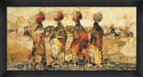 Framed Horizon D&#39;afrique Print