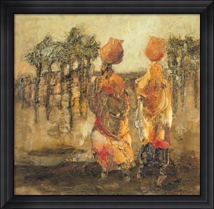 Framed Oasis I Print