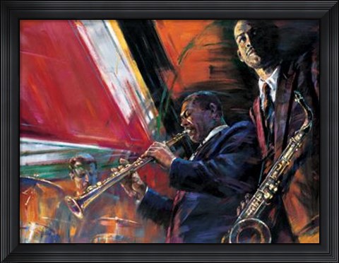 Framed Red Hot Print