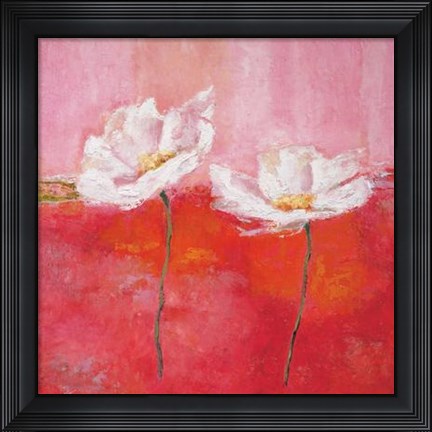 Framed Fleurs En Rose I Print