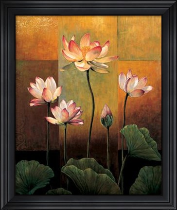 Framed Lotus Print