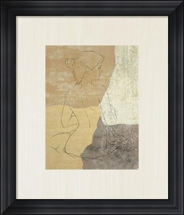 Framed Female Figure I Print
