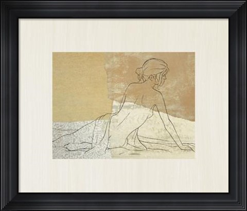 Framed Female Figure IV Print