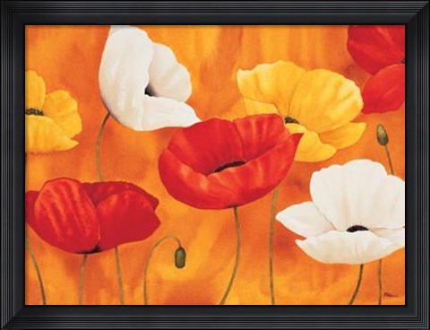 Framed Festa Di Papaveri Print
