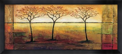 Framed Life Line I Print