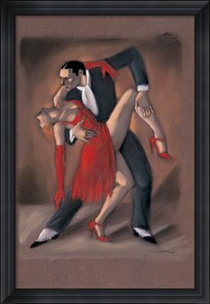 Framed Tango De Passion Print