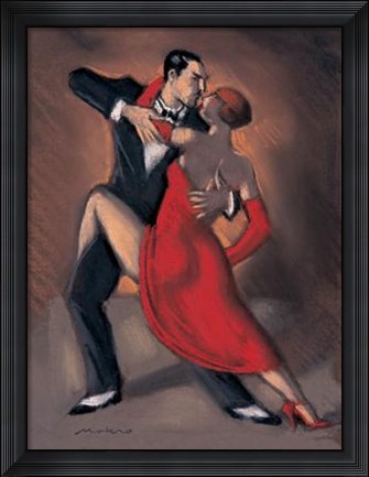 Framed Tango De Minuit Print