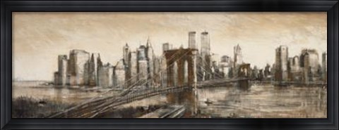 Framed New York, New York Print