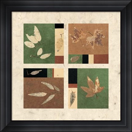 Framed Nature&#39;s Seasons I Print