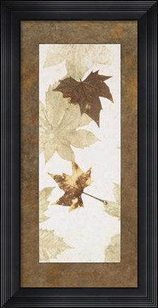 Framed Falling Leaves I Print