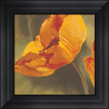 Framed Coquelicots Dans Le Soleil I Print