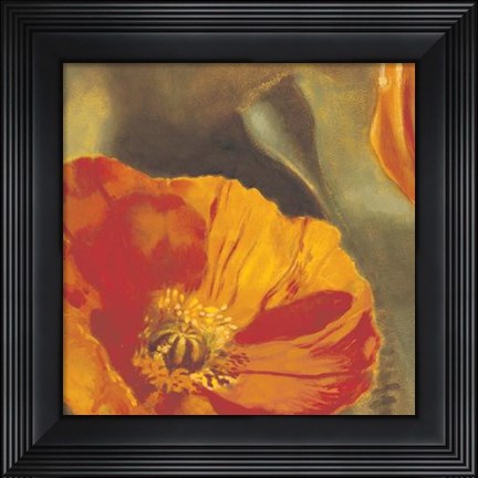 Framed Coquelicots Dans Le Soleil II Print