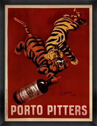 Framed Porto Pitters Print