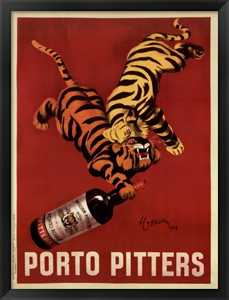 Framed Porto Pitters Print