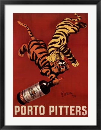 Framed Porto Pitters Print