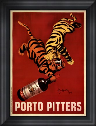 Framed Porto Pitters Print