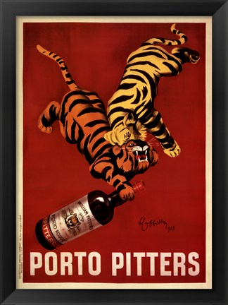 Framed Porto Pitters Print