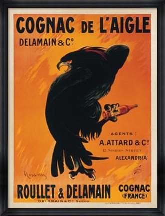 Framed Cognac De L&#39;aigle Print