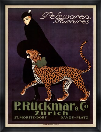 Framed P Ruckmar C, 1910 Print
