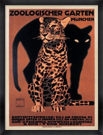 Framed Zoologischer Garten, 1912 Print