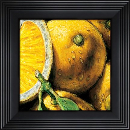 Framed Lemons Print