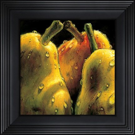 Framed Pears Print