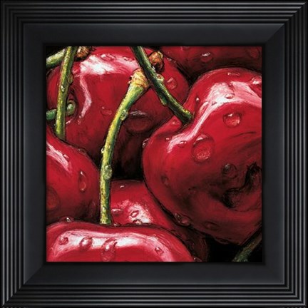 Framed Cherries Print