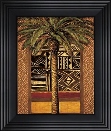 Framed African Evening II Print