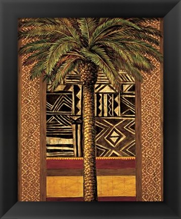 Framed African Evening II Print