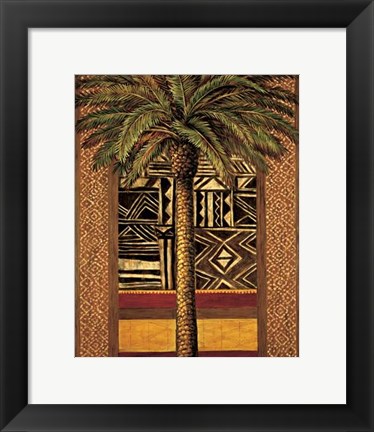 Framed African Evening II Print