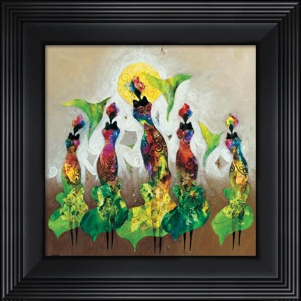 Framed Flexible Figures 2 Print