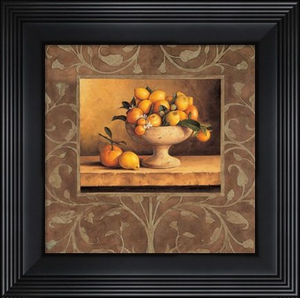 Framed Oranges And Lemons Print