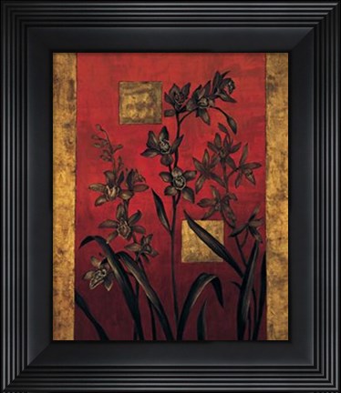 Framed Evening Silhouette I Print