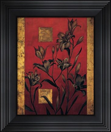 Framed Evening Silhouette II Print