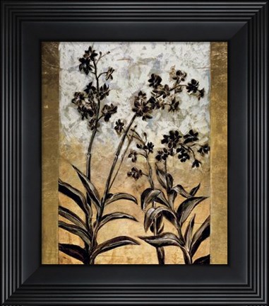 Framed Orchid Silhouette Print