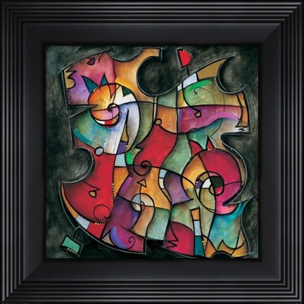 Framed Noir Duet I Print