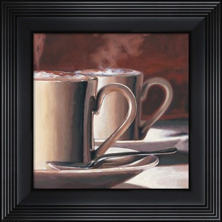 Framed Due Cappuccini Print