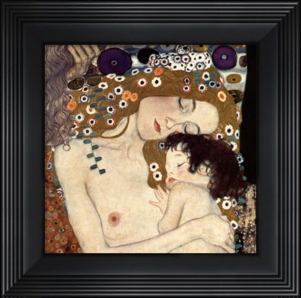 Framed Three Ages of Woman - Mother and Child, c.1905 (detail square) Print