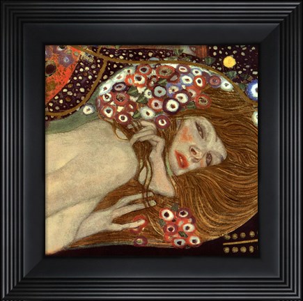 Framed Water Serpents II, c.1907 (detail of woman 2) Print