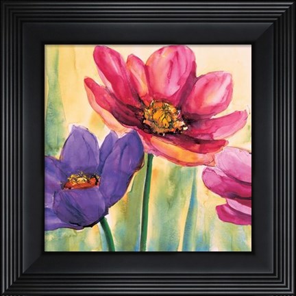 Framed Fantasia Di Anemoni Print