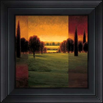 Framed Break Of Dawn I Print